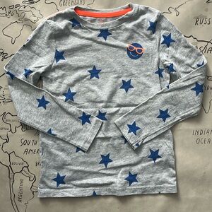 Mini Boden long sleeve T shirt with stars size 7-8yr old
